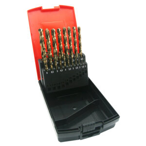 HSS-CO DIN 338 19TLG ROSE-BOX