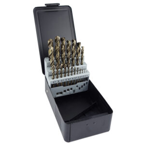 HSS-CO DIN 338 25TLG METALLKASSETTE - 25PCS METAL BOX