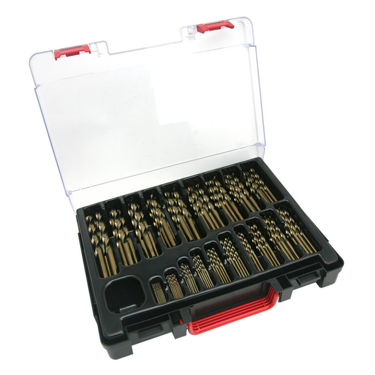 HSS-CO DIN 338 100TLG PLASTIC CASE