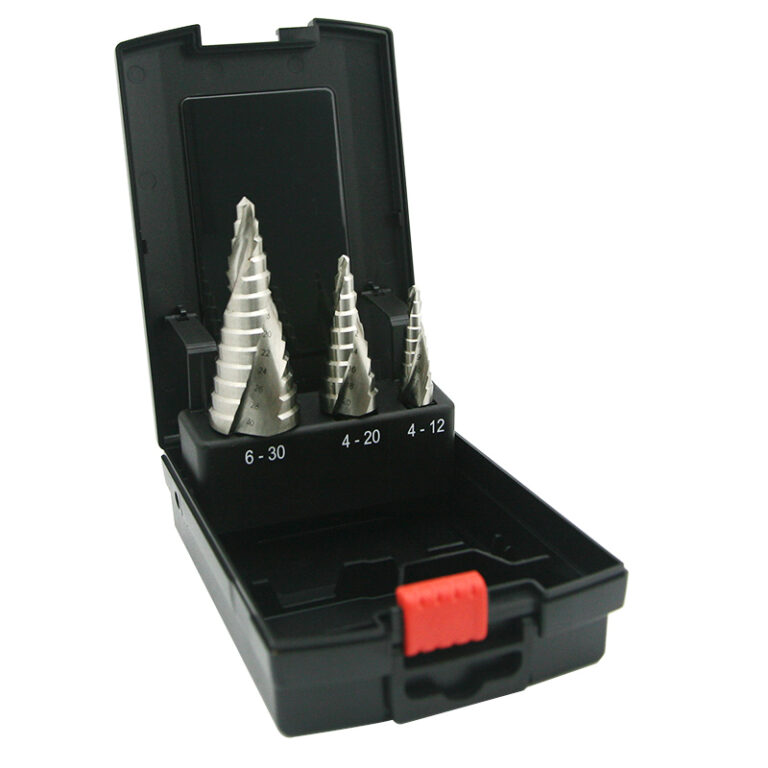 HSS STEP DRILLS SPIRAL FLUTE ROSE BOX