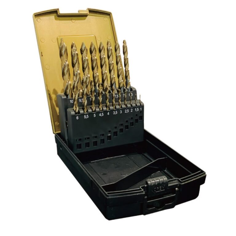 HSS-Cobalt 5% ULTRA STEP Spiralbohrer DIN 338, Satz 19-teilig im Kunststoffkoffer